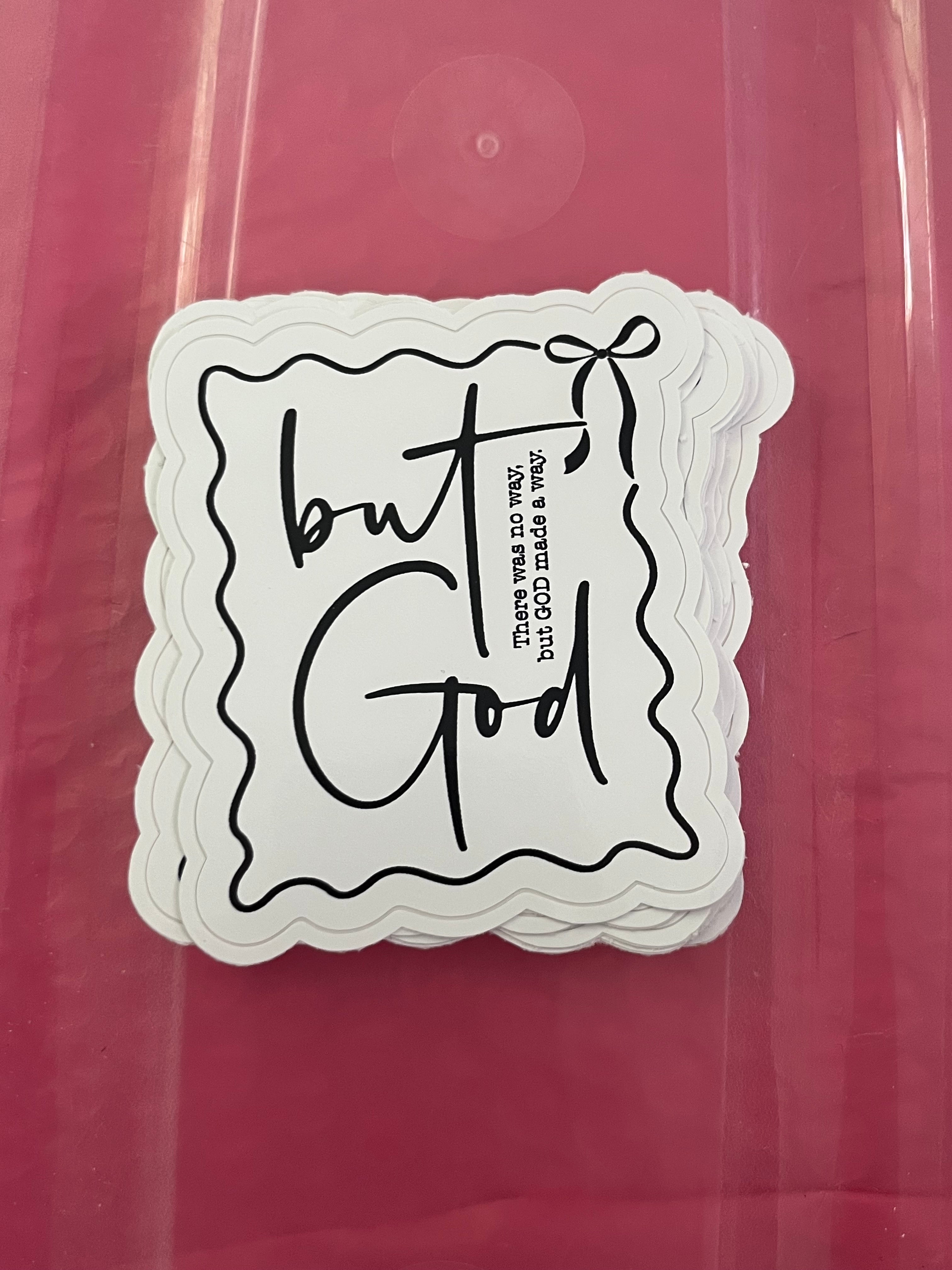 But God sticker