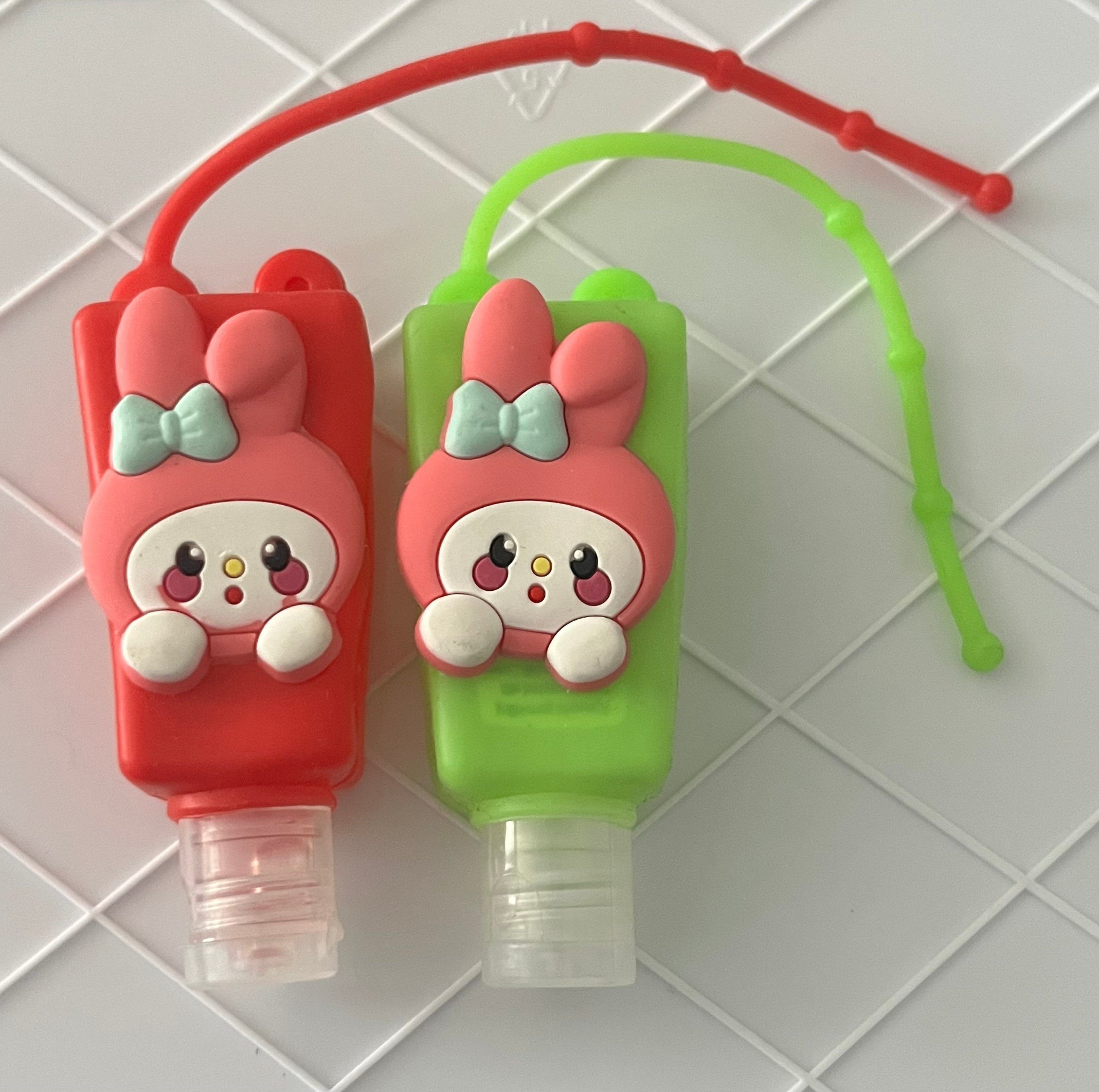 Hand sanitizer w/holder
