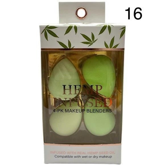 Hemp makeup sponges