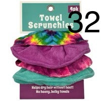 Towel Scrunchies