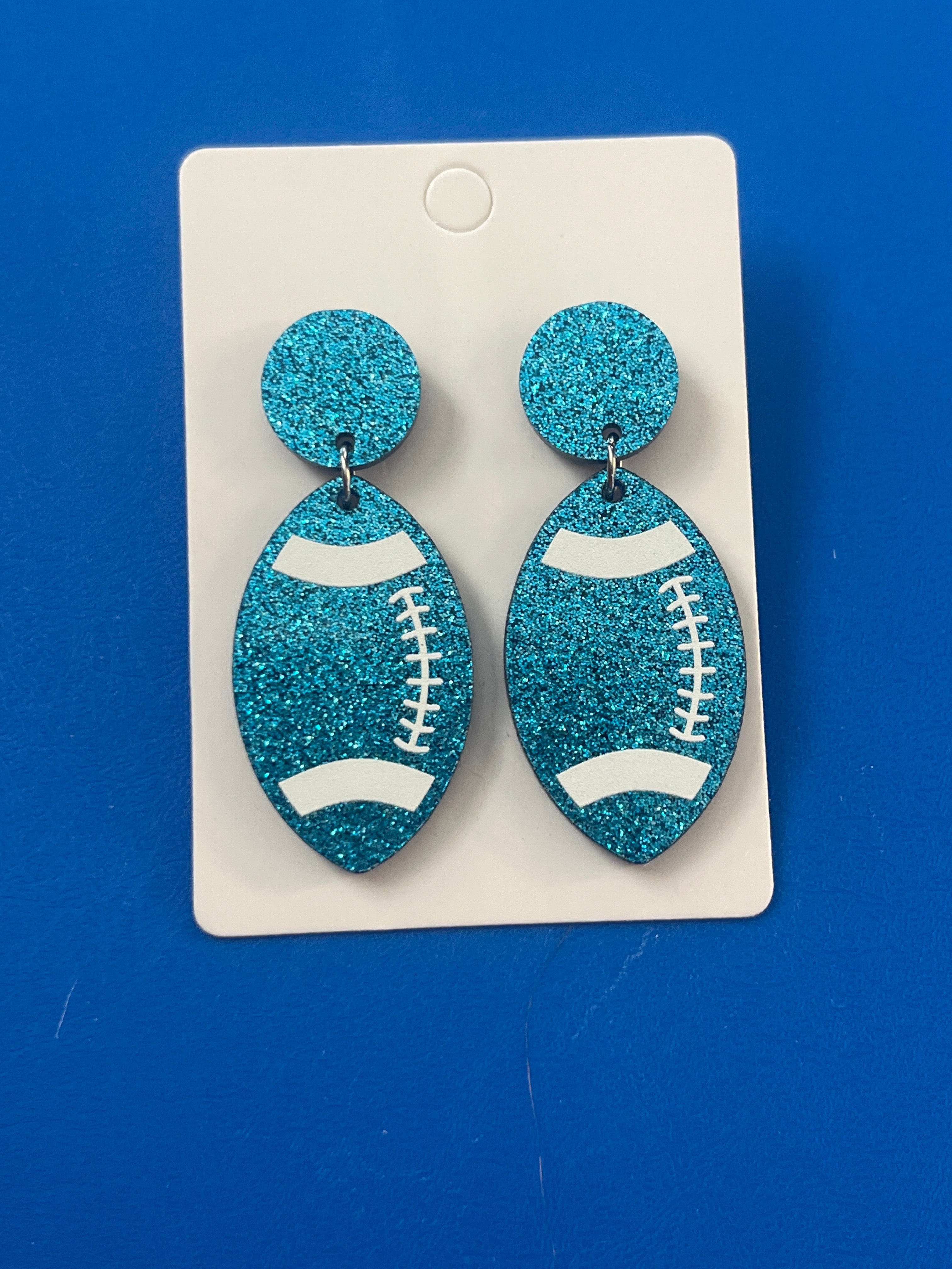 Football 🏈 dangles blue