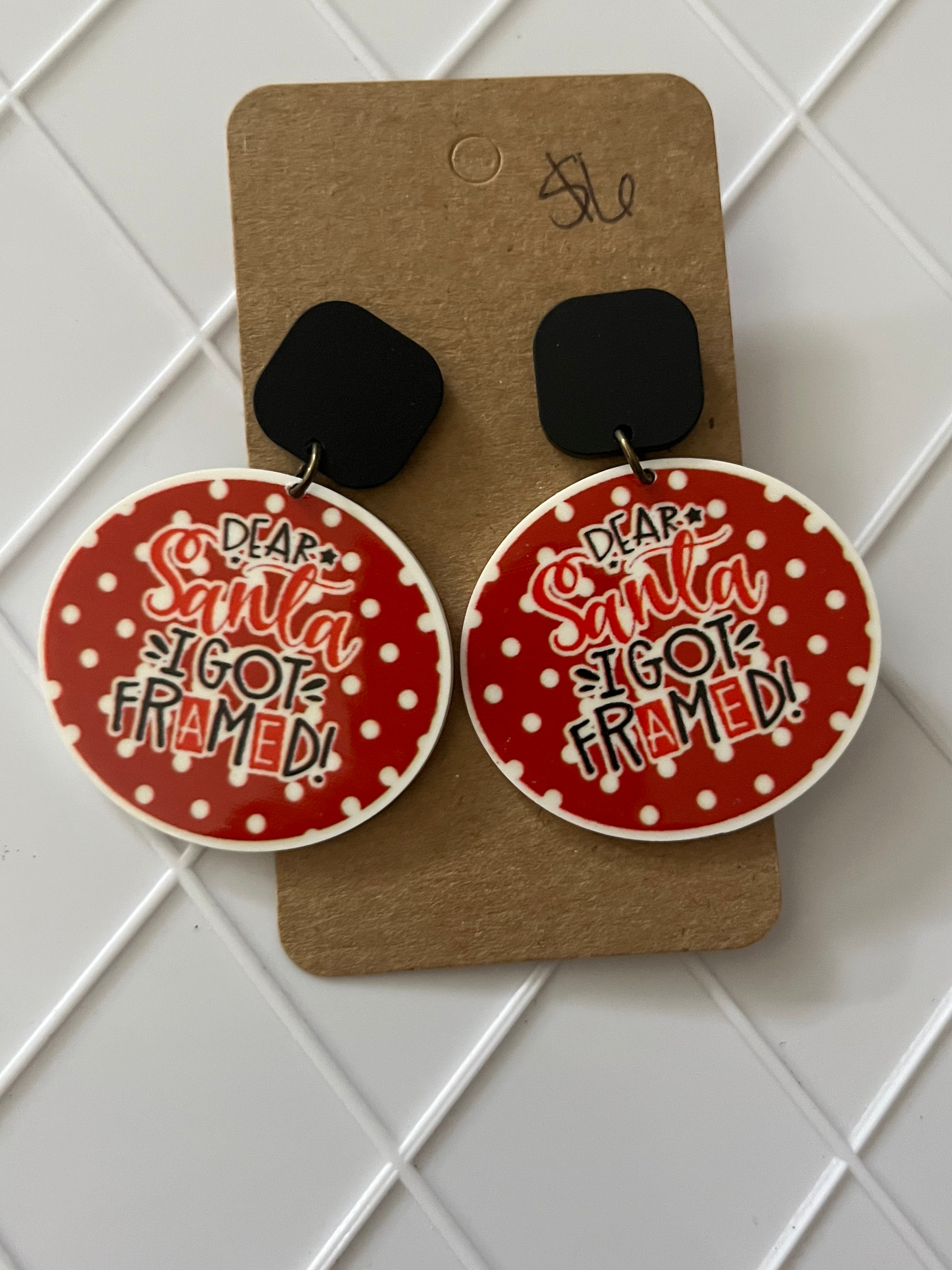 Dear Santa 🎅 I got framed