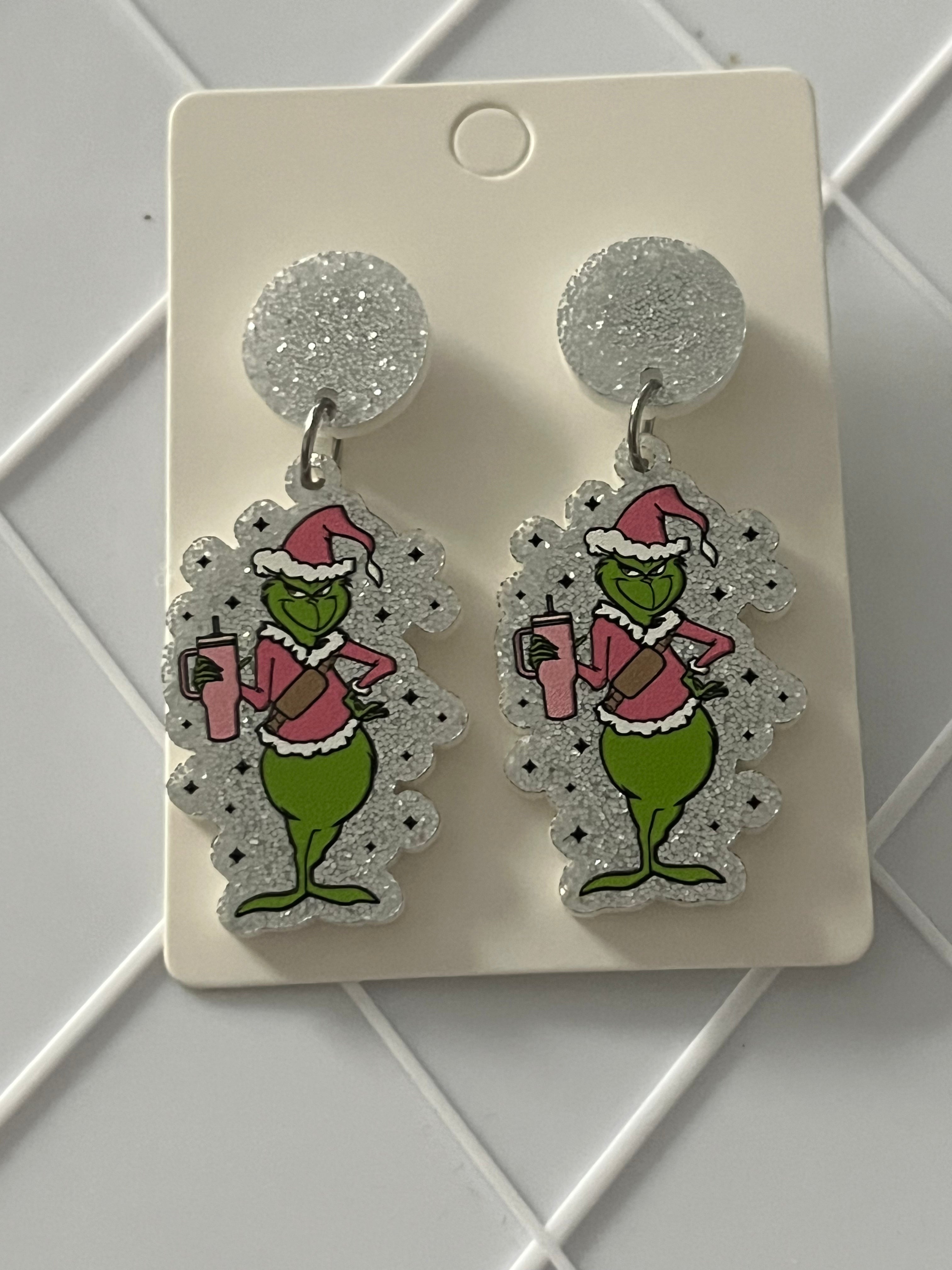 Dangle Christmas Earrings