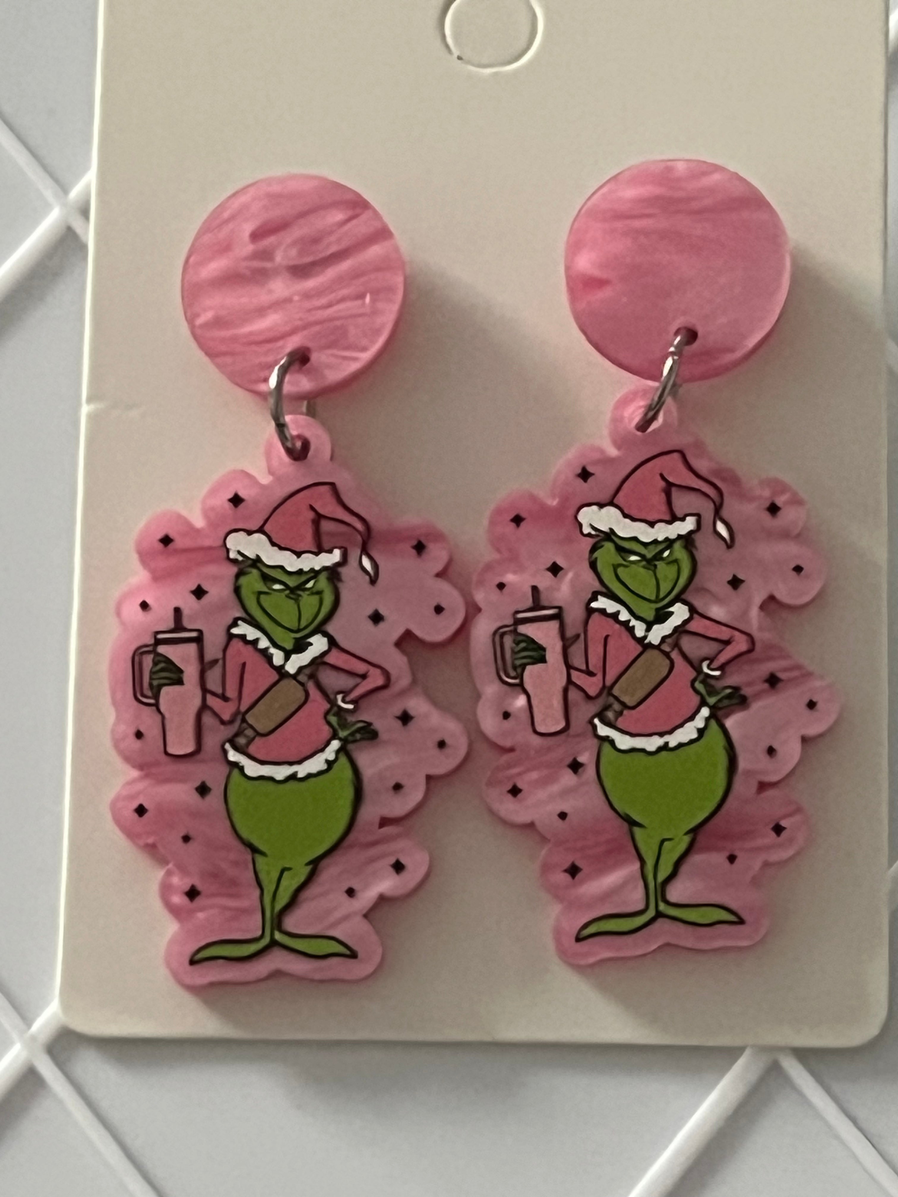 Dangle Christmas Earrings