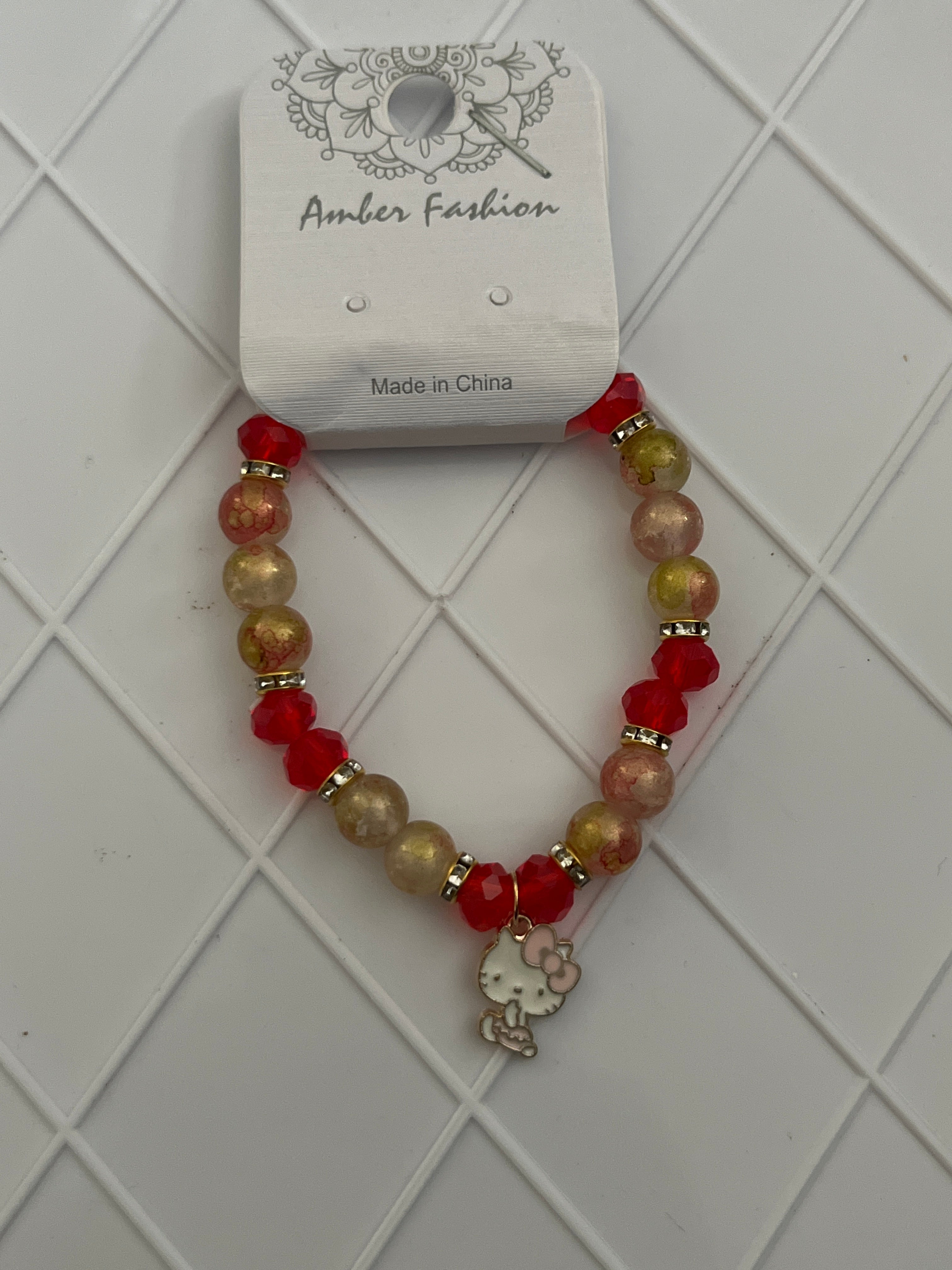 Stretch bracelet red