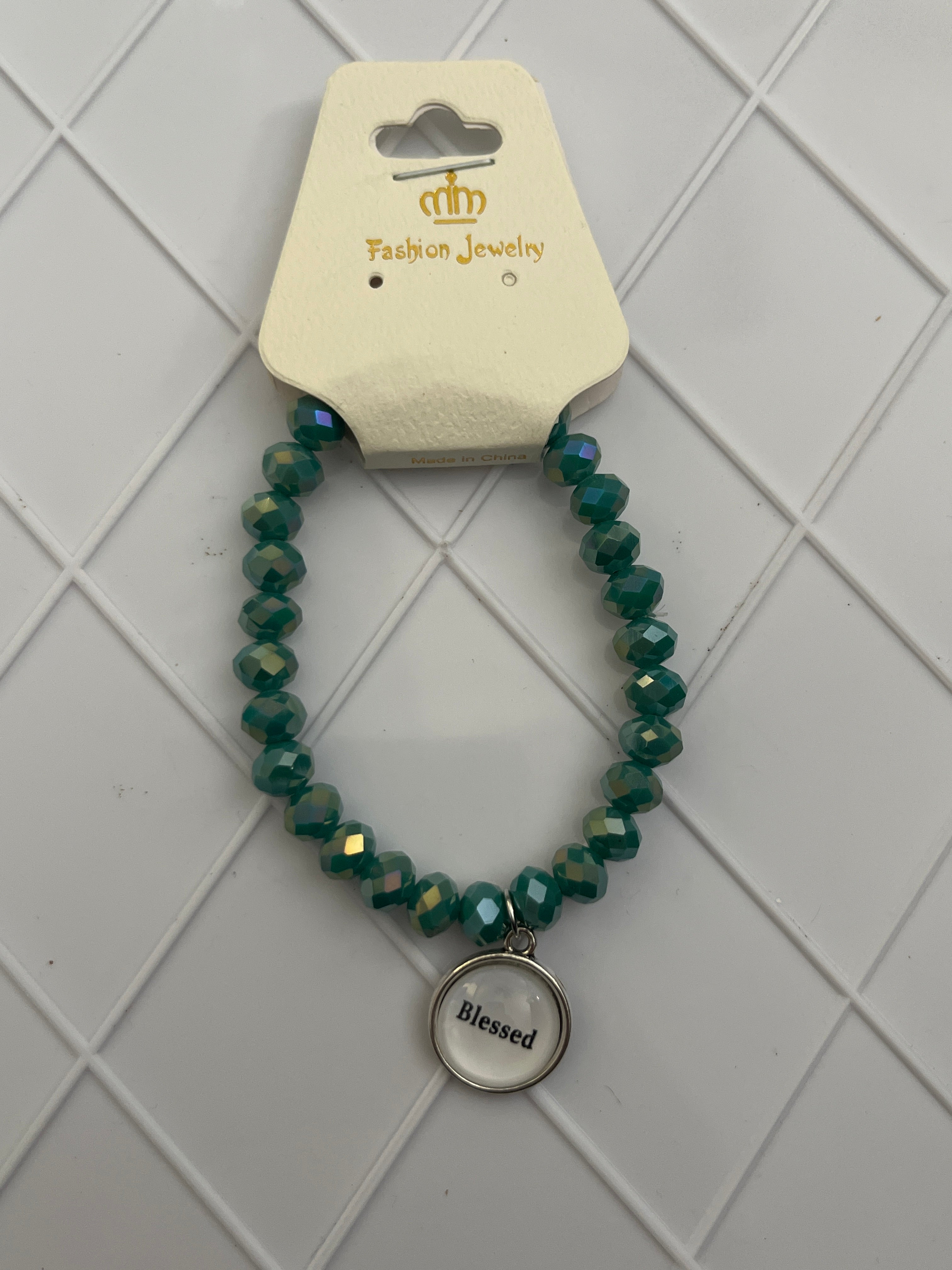 Blessed stretch bracelet