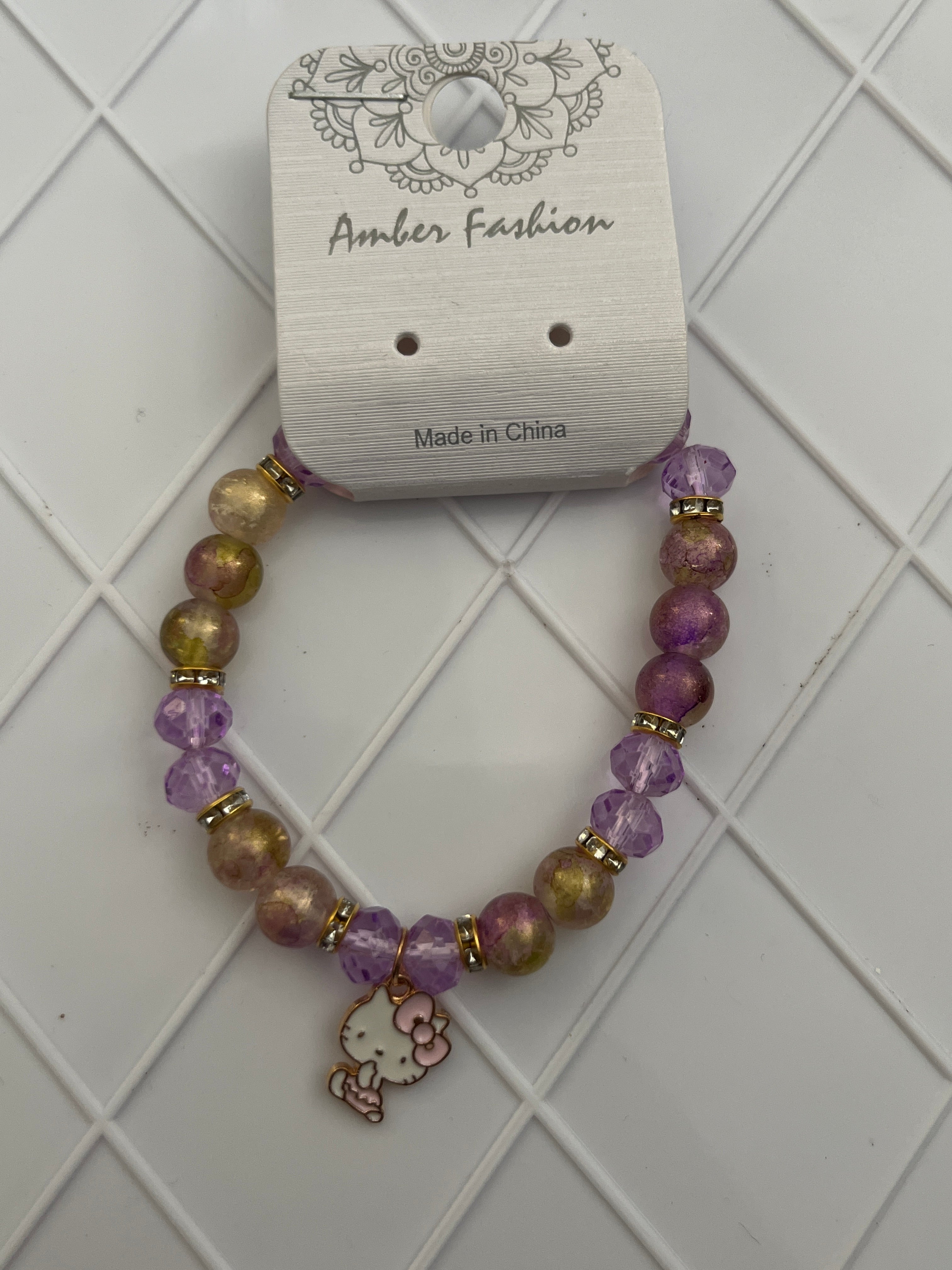 Stretch bracelet Purple