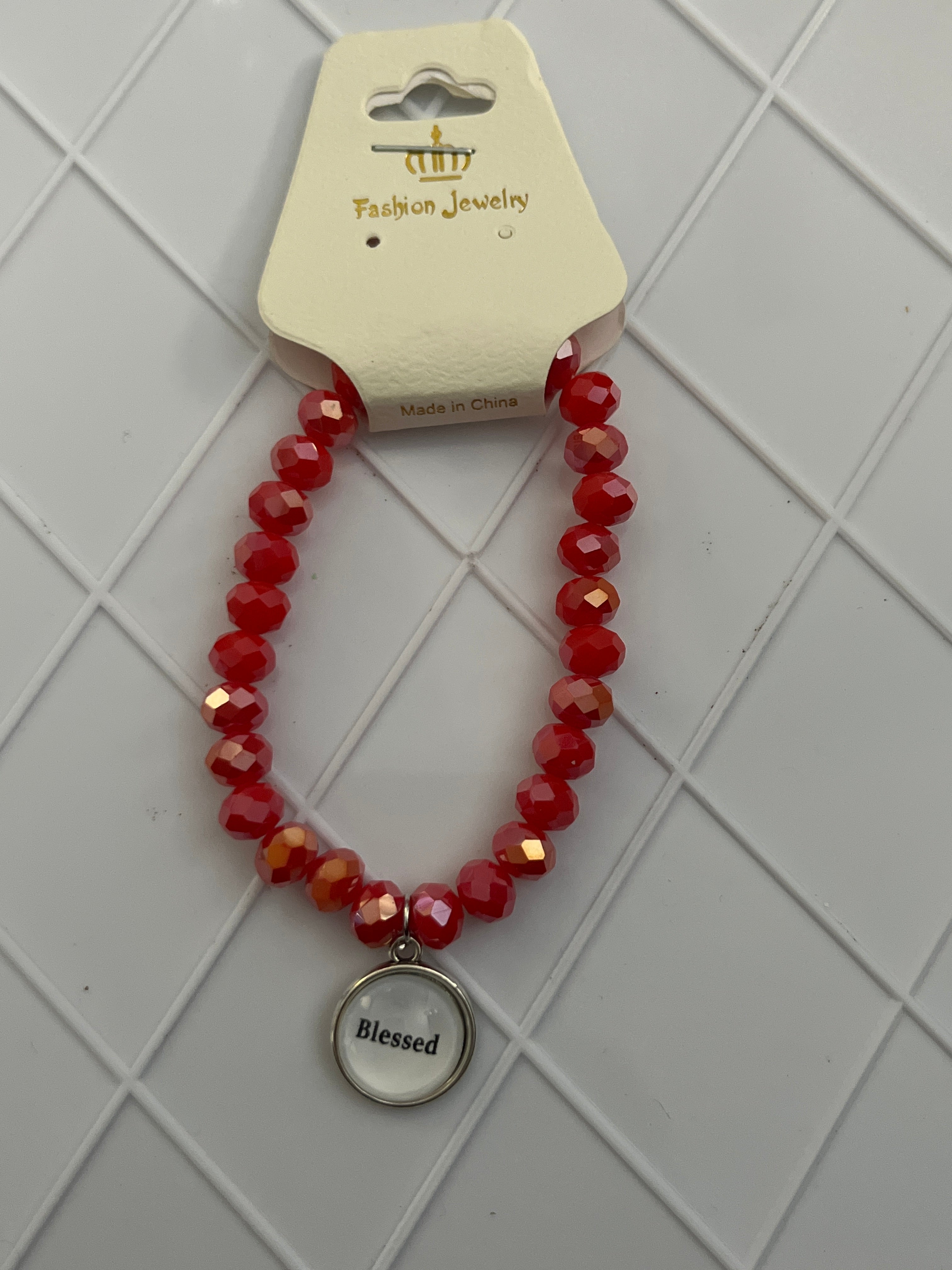 Blessed stretch bracelet