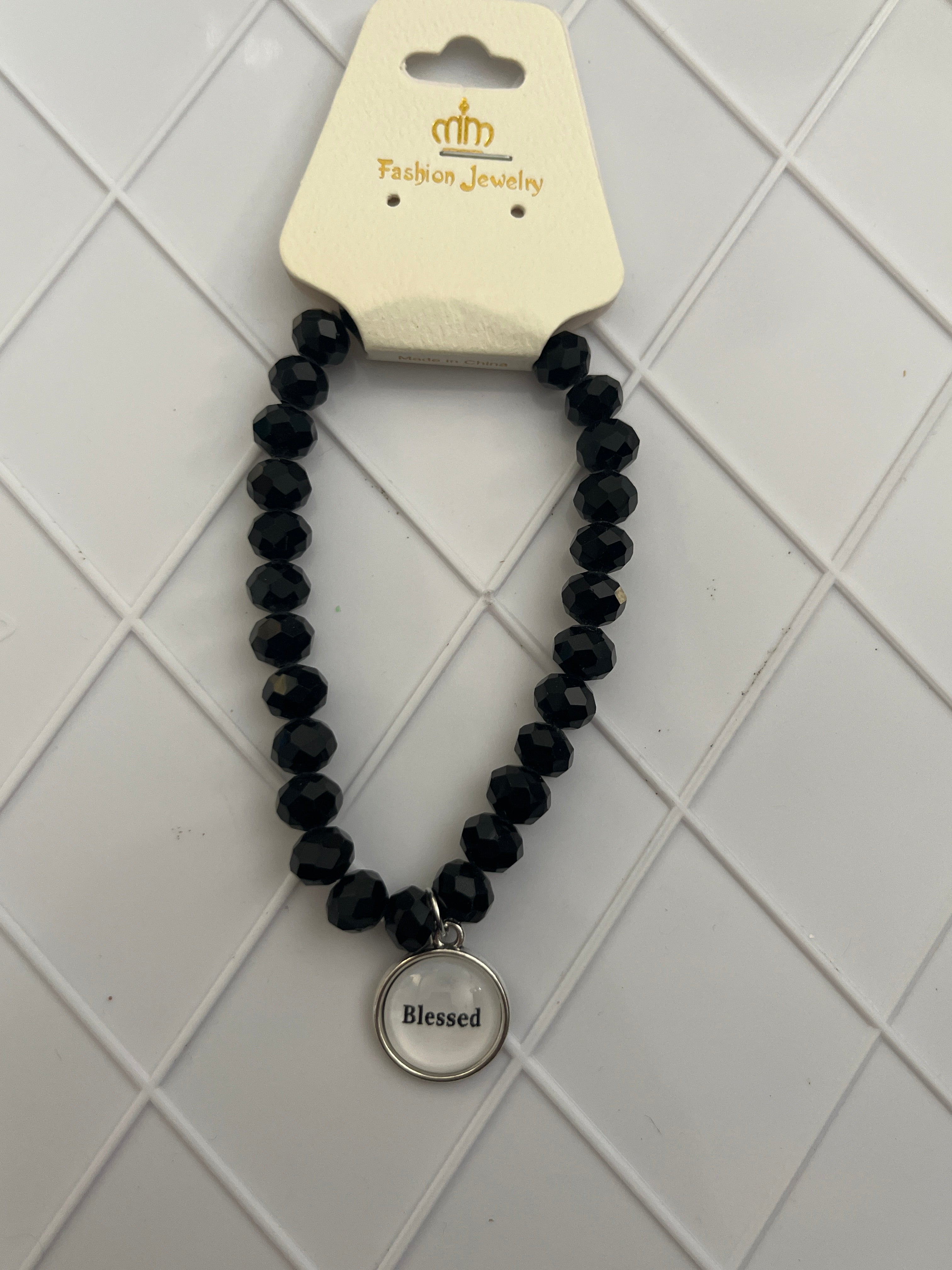 Blessed stretch bracelet