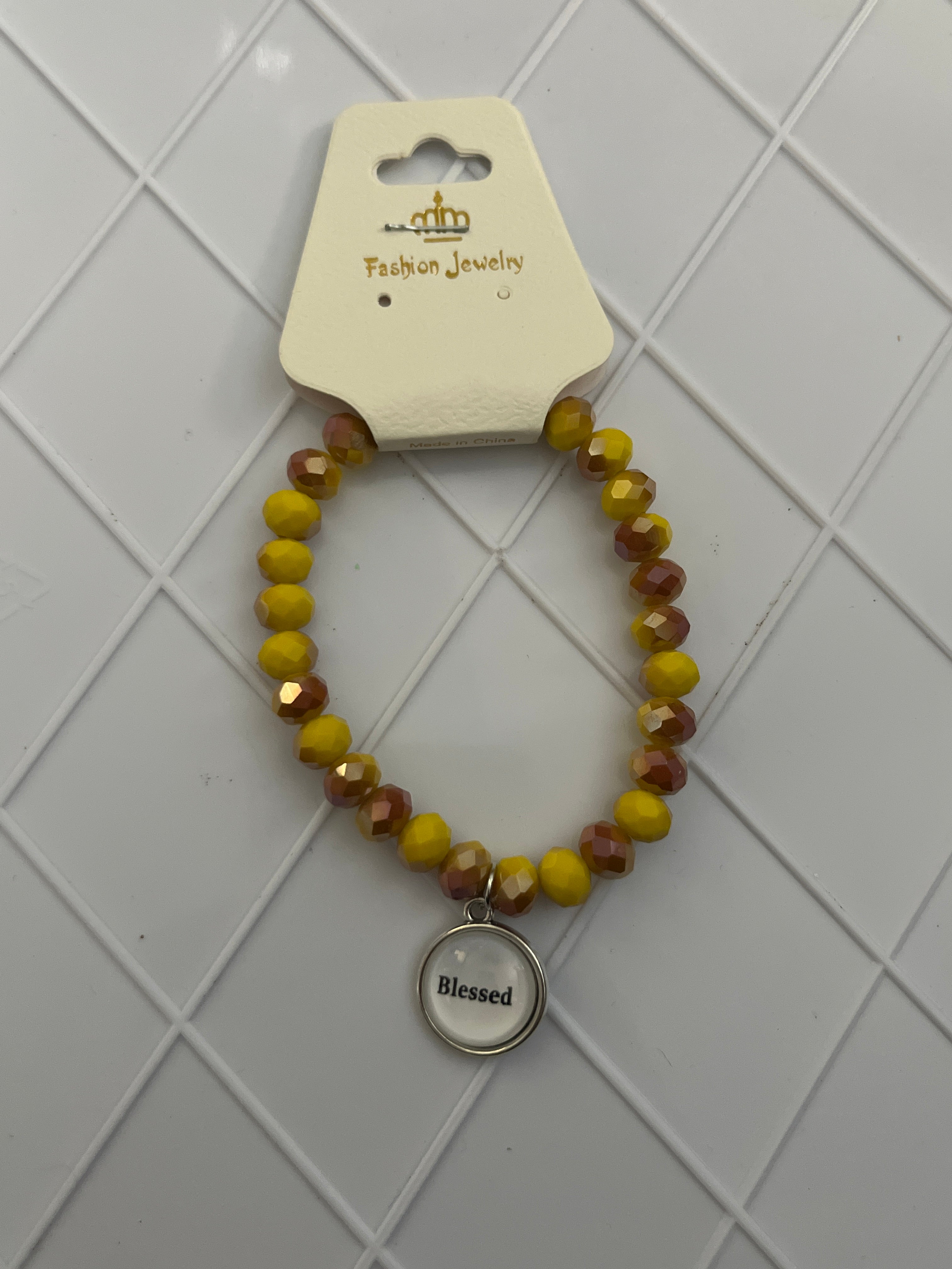 Blessed stretch bracelet